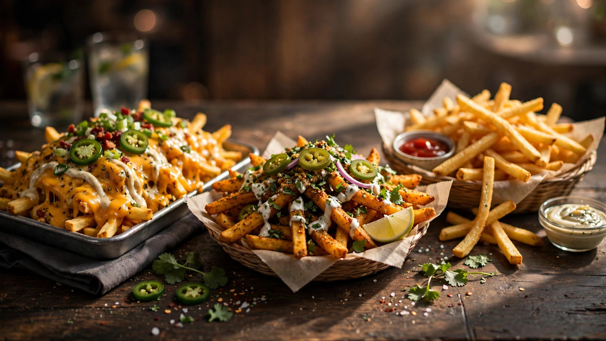 Fries Station at SliceStation